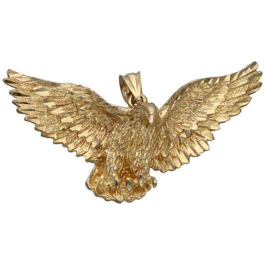 9ct Gold Eagle Pendant