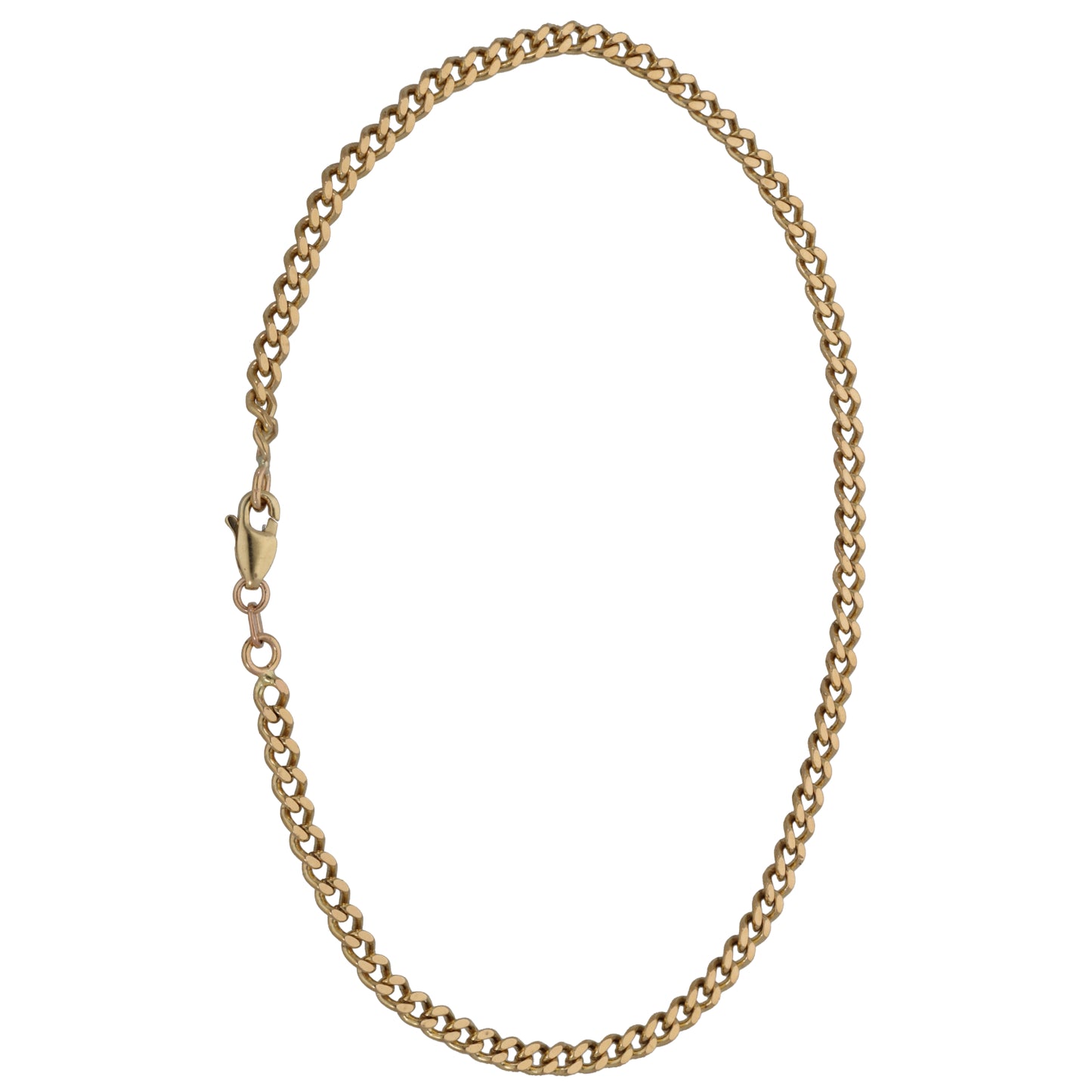 9ct Gold Curb Anklet