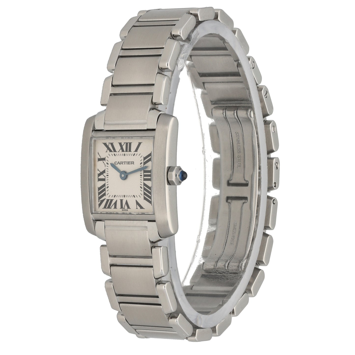 Cartier Tank Francaise W51008Q3 20mm Stainless Steel Watch