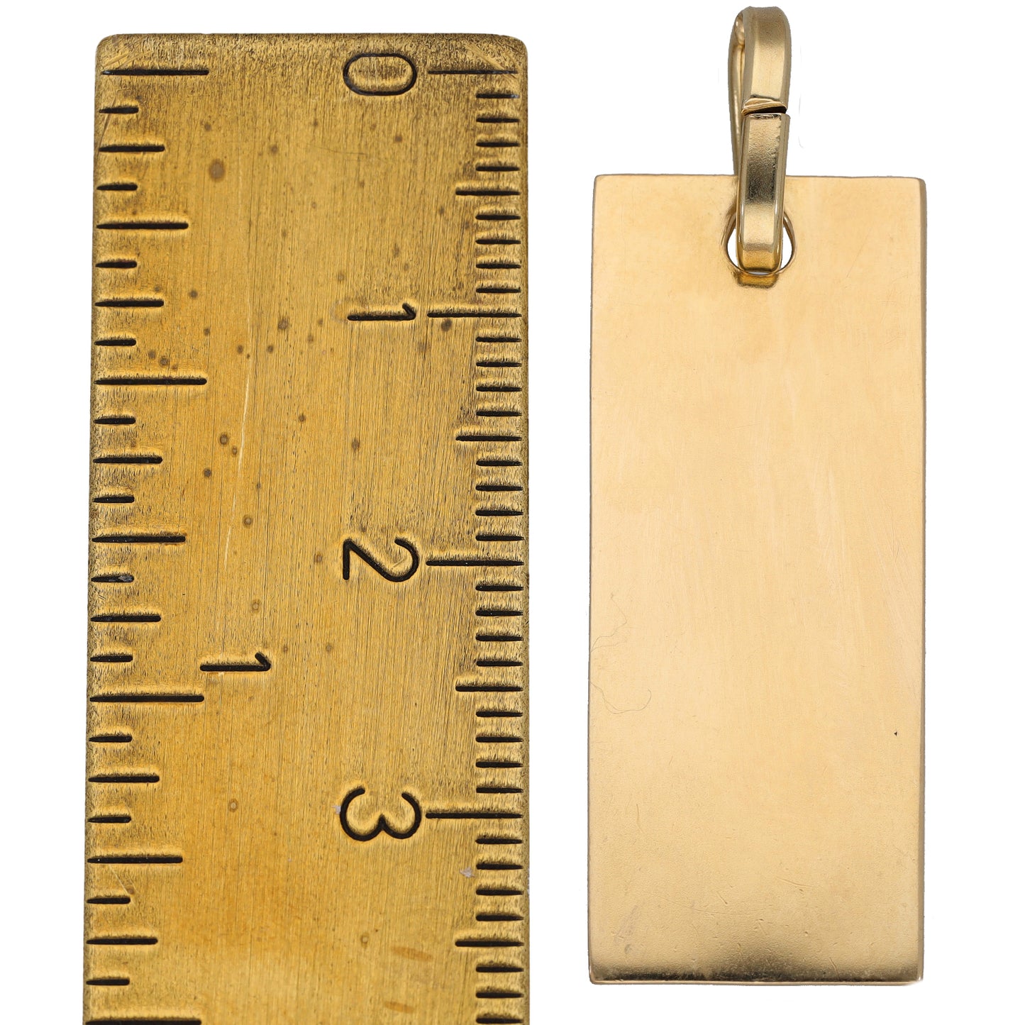 9ct Gold Ingot Pendant