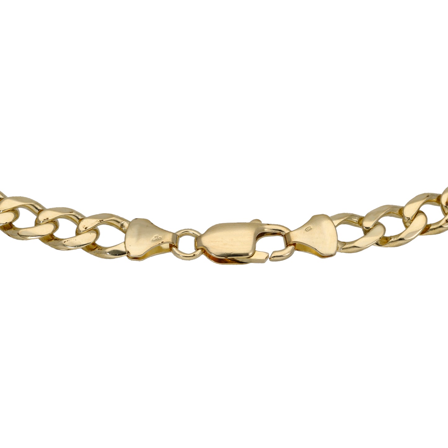 9ct Gold Curb Chain 22"