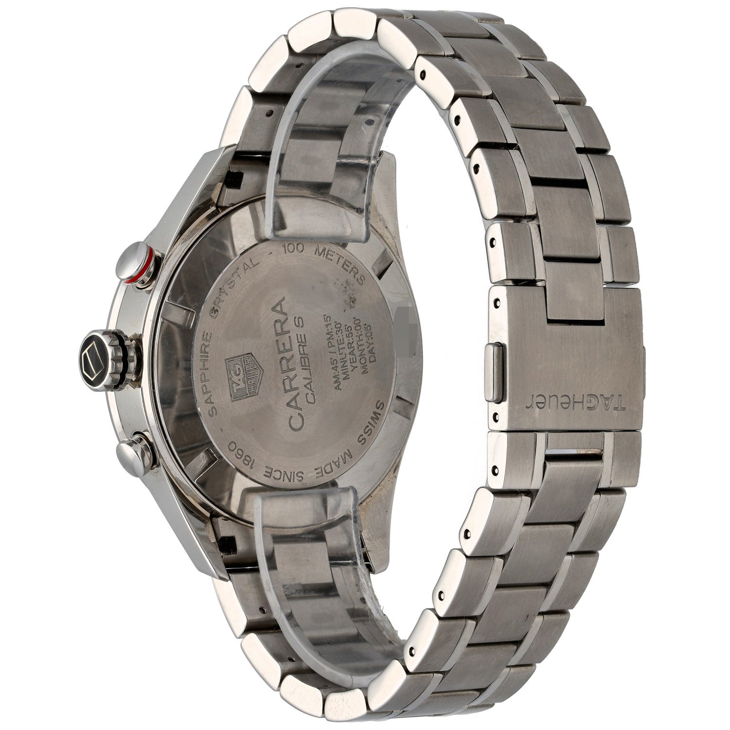 Tag Heuer Carrera CV7A12 43mm Stainless Steel Watch