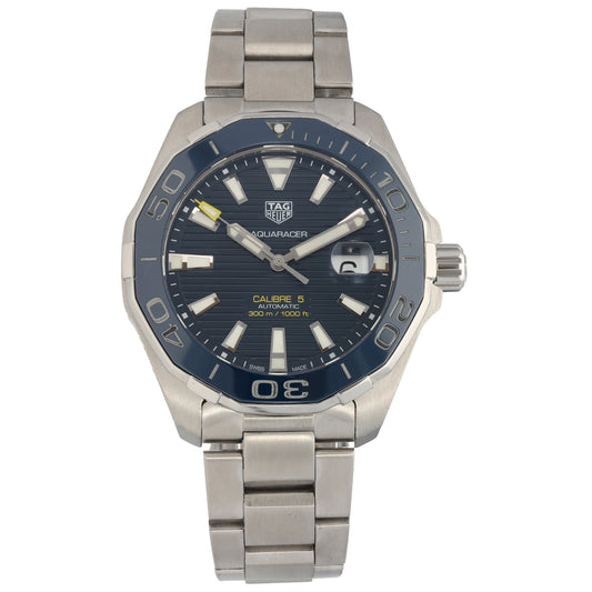 Tag Heuer Aquaracer WAY201B-0 43mm Stainless Steel Watch