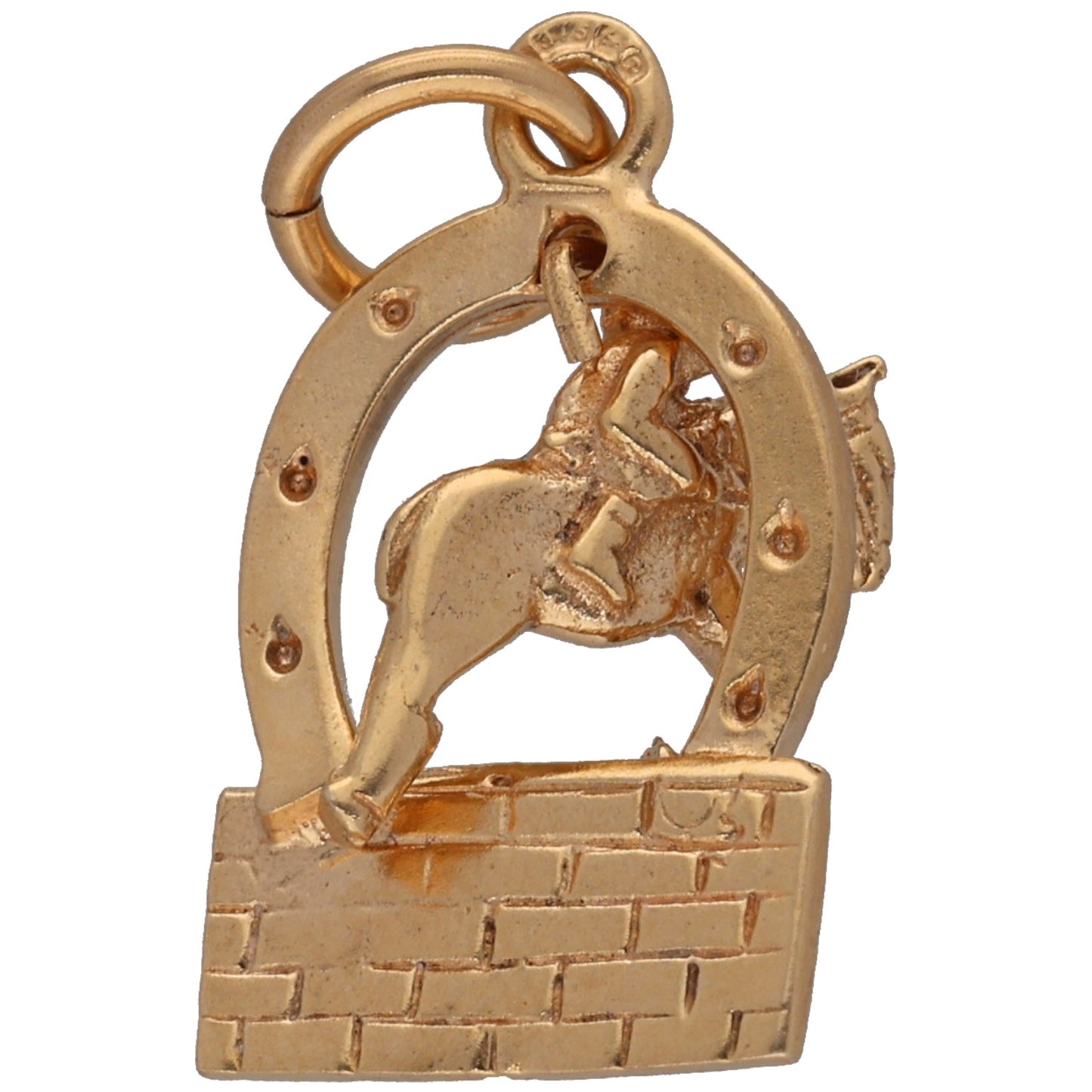 9ct Gold Horseshoe Pendant