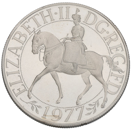 Sterling Silver Queen Elizabeth II Silver Jubilee Coin 1977