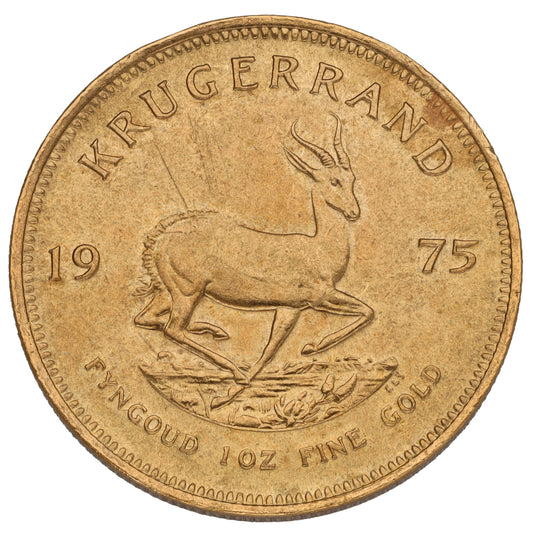 22ct Gold 1 OZ Krugerrand Coin 1975