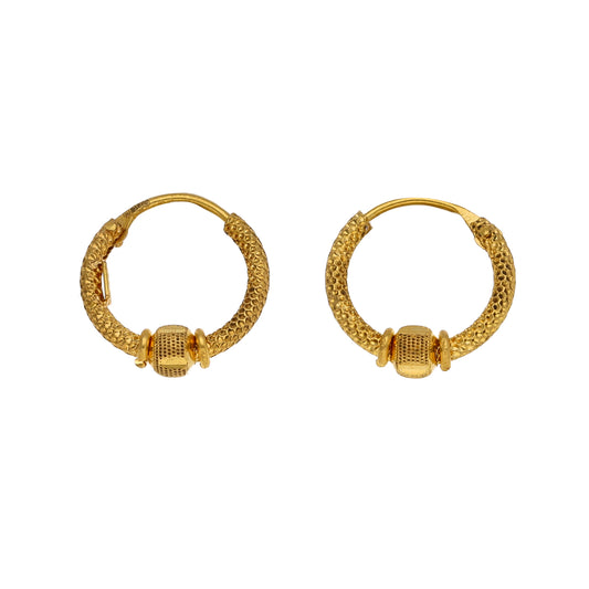 22ct Gold Hoop Earrings