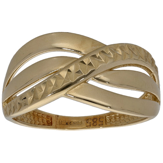 14ct Gold Alternative Ring Size N