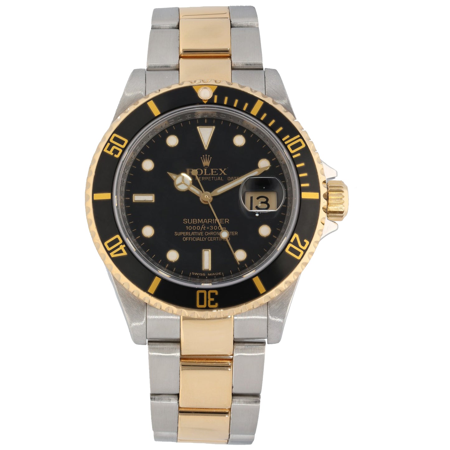 Rolex Submariner 16613T 40mm Bi-Colour Watch