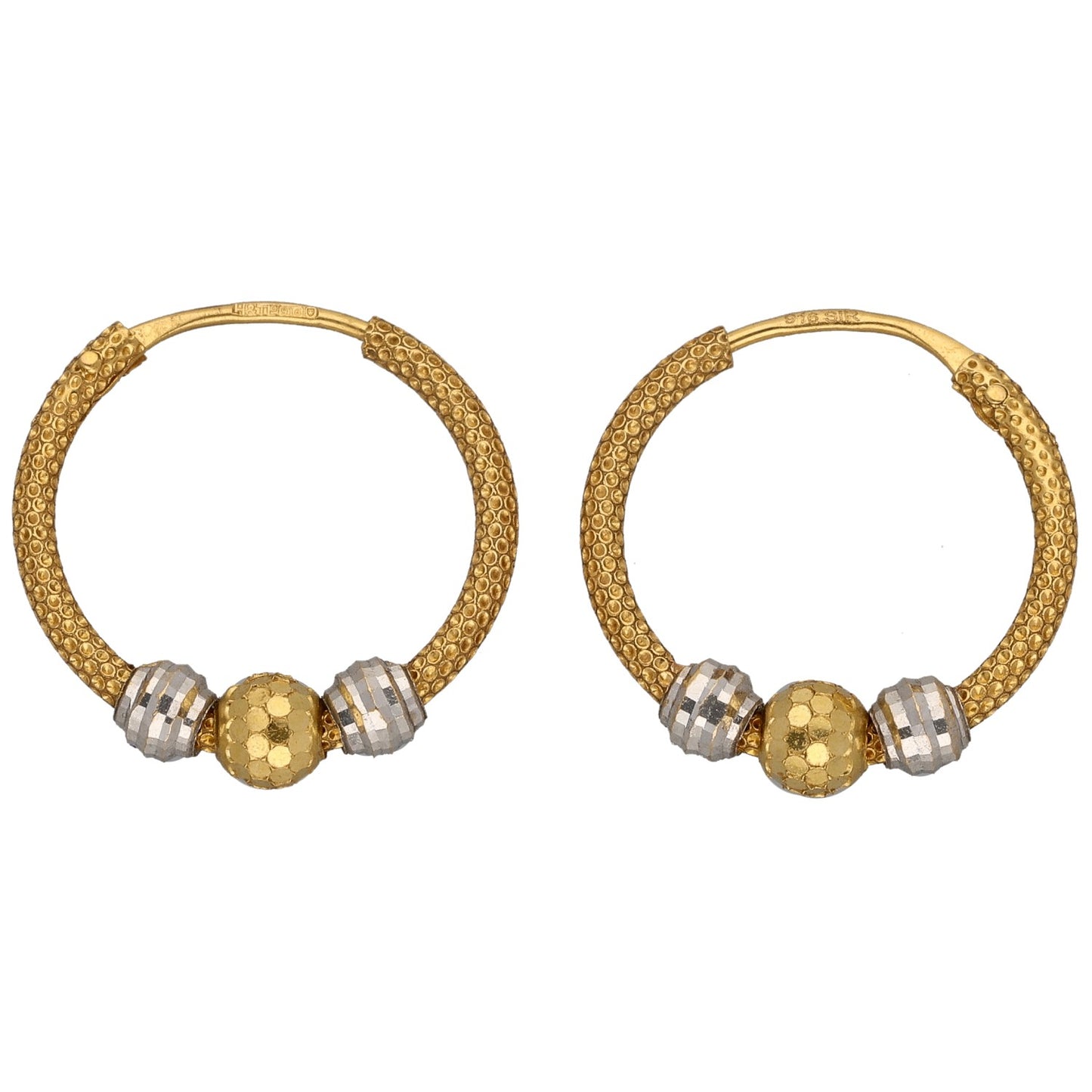 22ct Gold Hoop Earrings