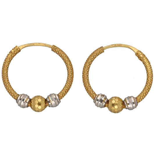 22ct Gold Hoop Earrings