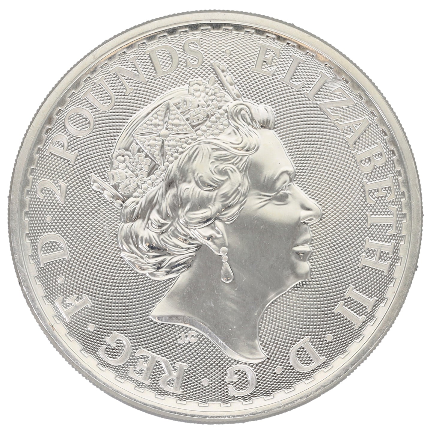 Fine Silver Queen Elizabeth II 1 OZ Britannia Coin 2021