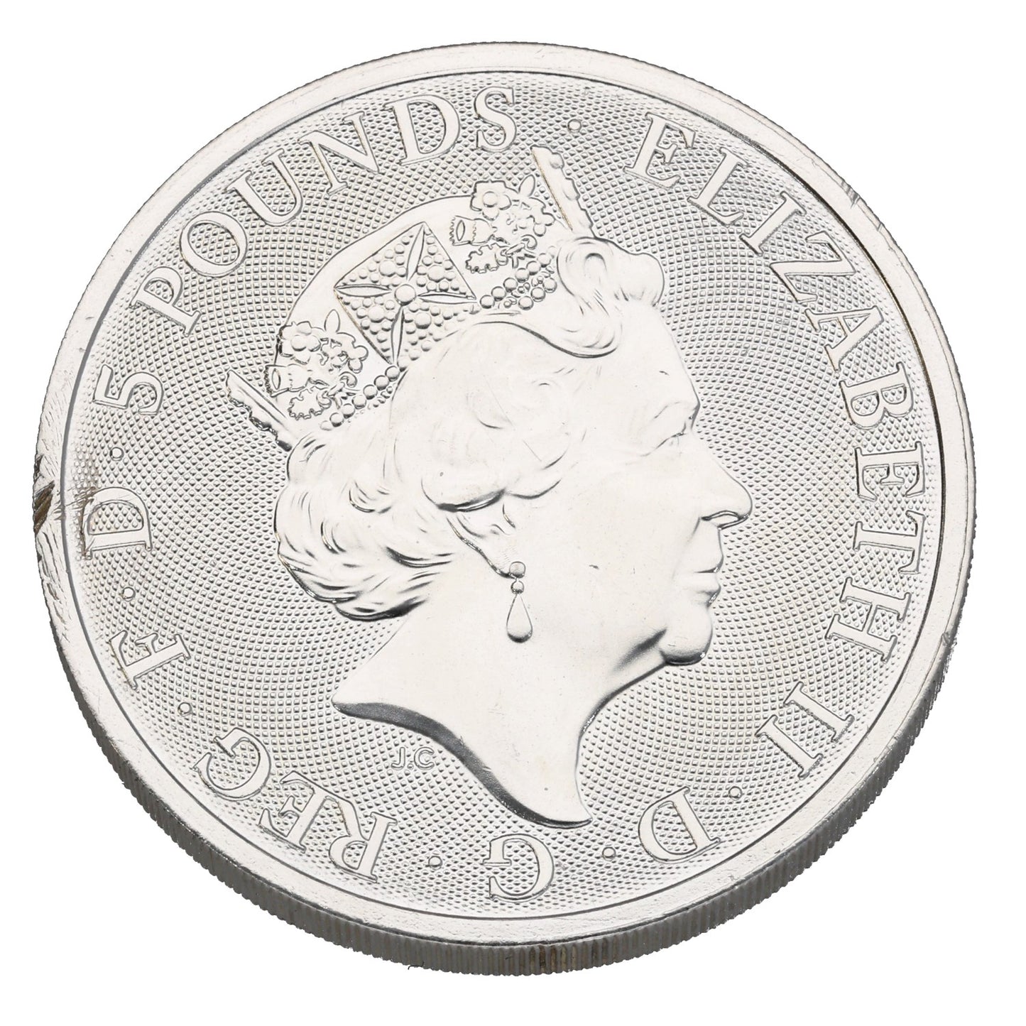 Fine Silver Falcon Of The Plantagenets 2 OZ Coin 2019