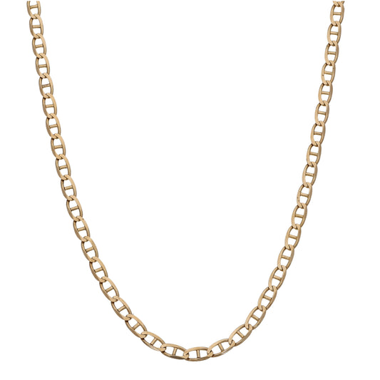 9ct Gold Figaro Chain 18"