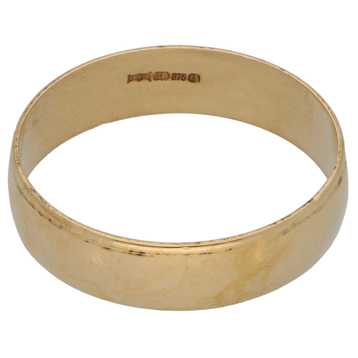 9ct Gold Plain Wedding Ring Size U