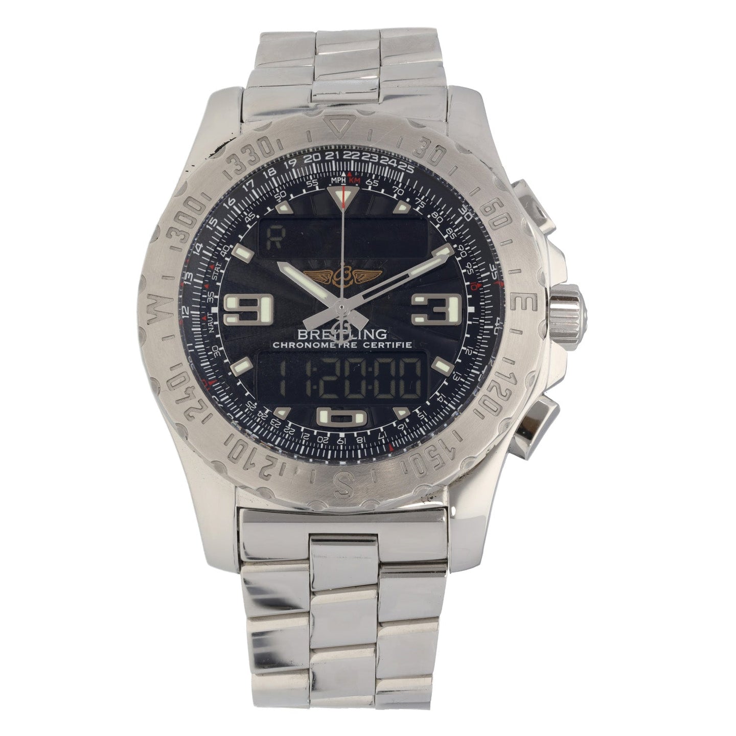 Breitling Airwolf A78363 43.5mm Stainless Steel Mens Watch