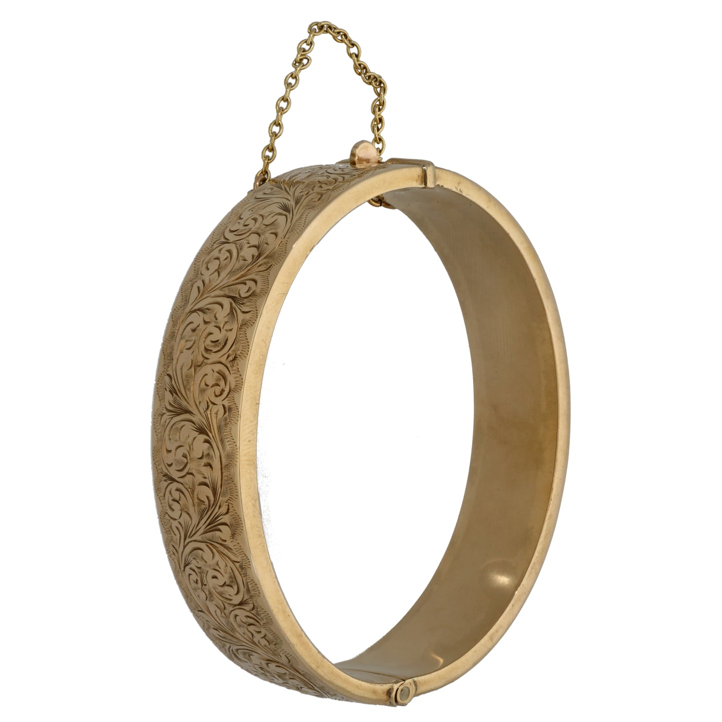 9ct Gold Hinged/Clasp Bangle
