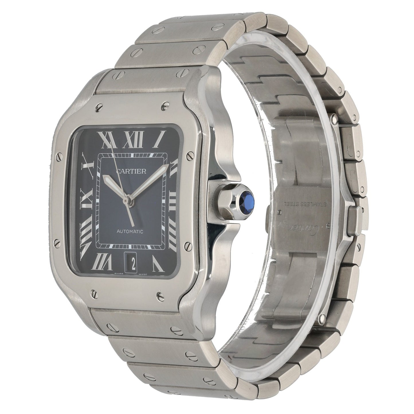 Cartier Santos WSSA0030 39.8mm Stainless Steel Watch