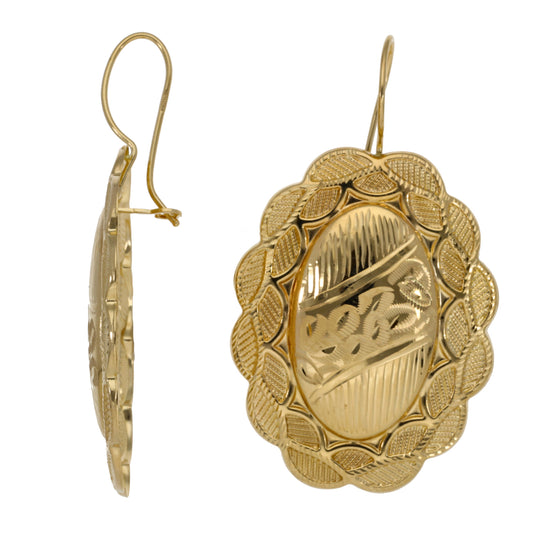14ct Gold Drop Earrings