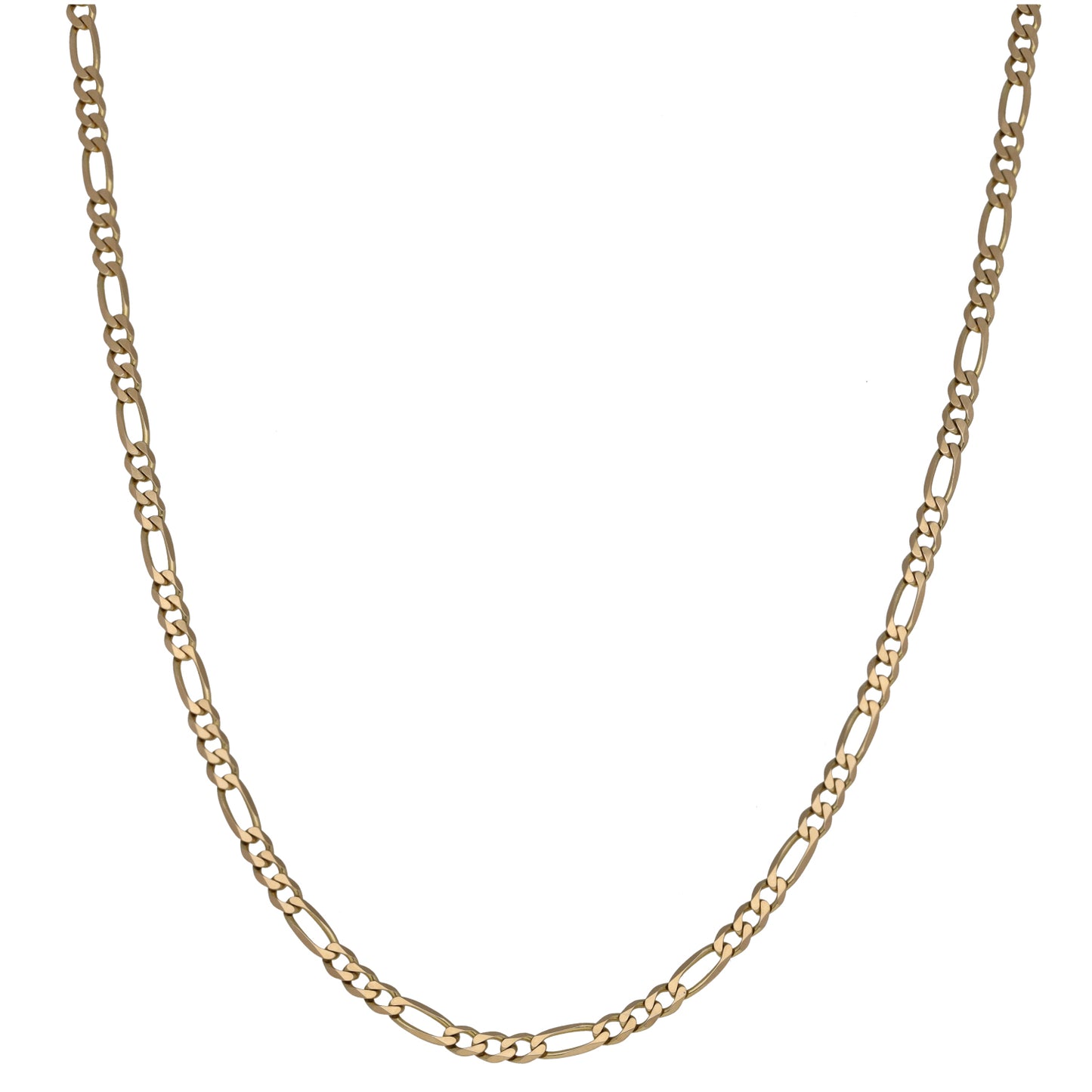 9ct Gold Figaro Chain 18"