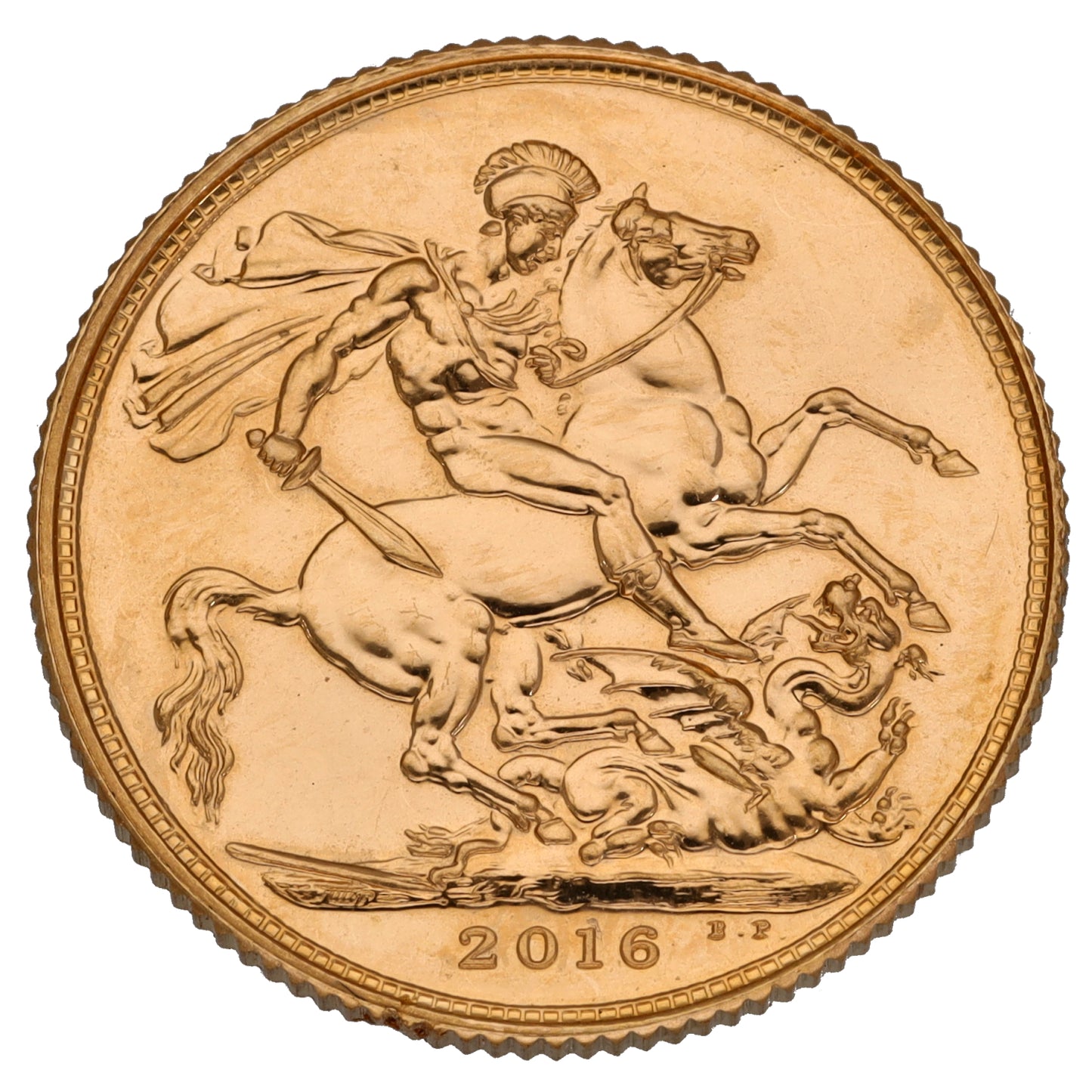 22ct Gold Queen Elizabeth II Full Sovereign Coin 2016