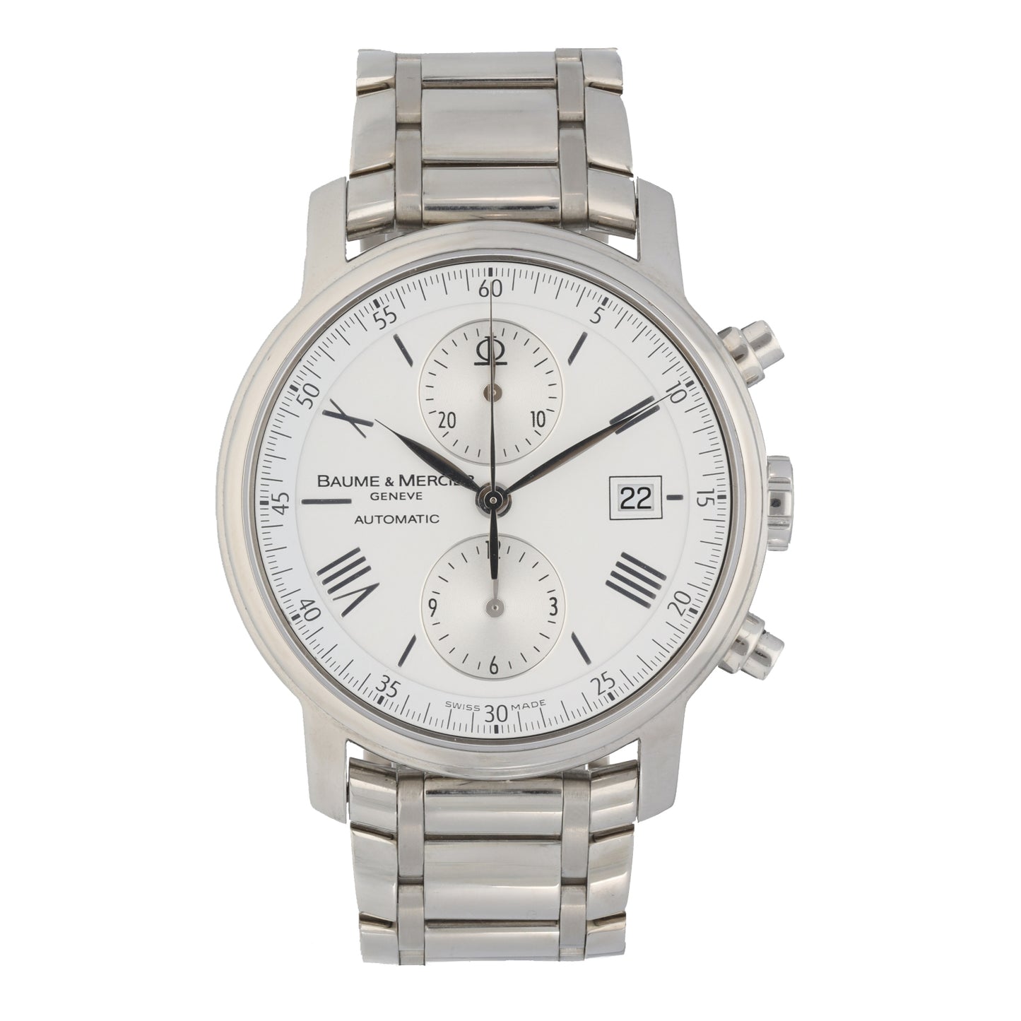 Baume Et Mercier Classima XL 65591 42mm Stainless Steel Watch