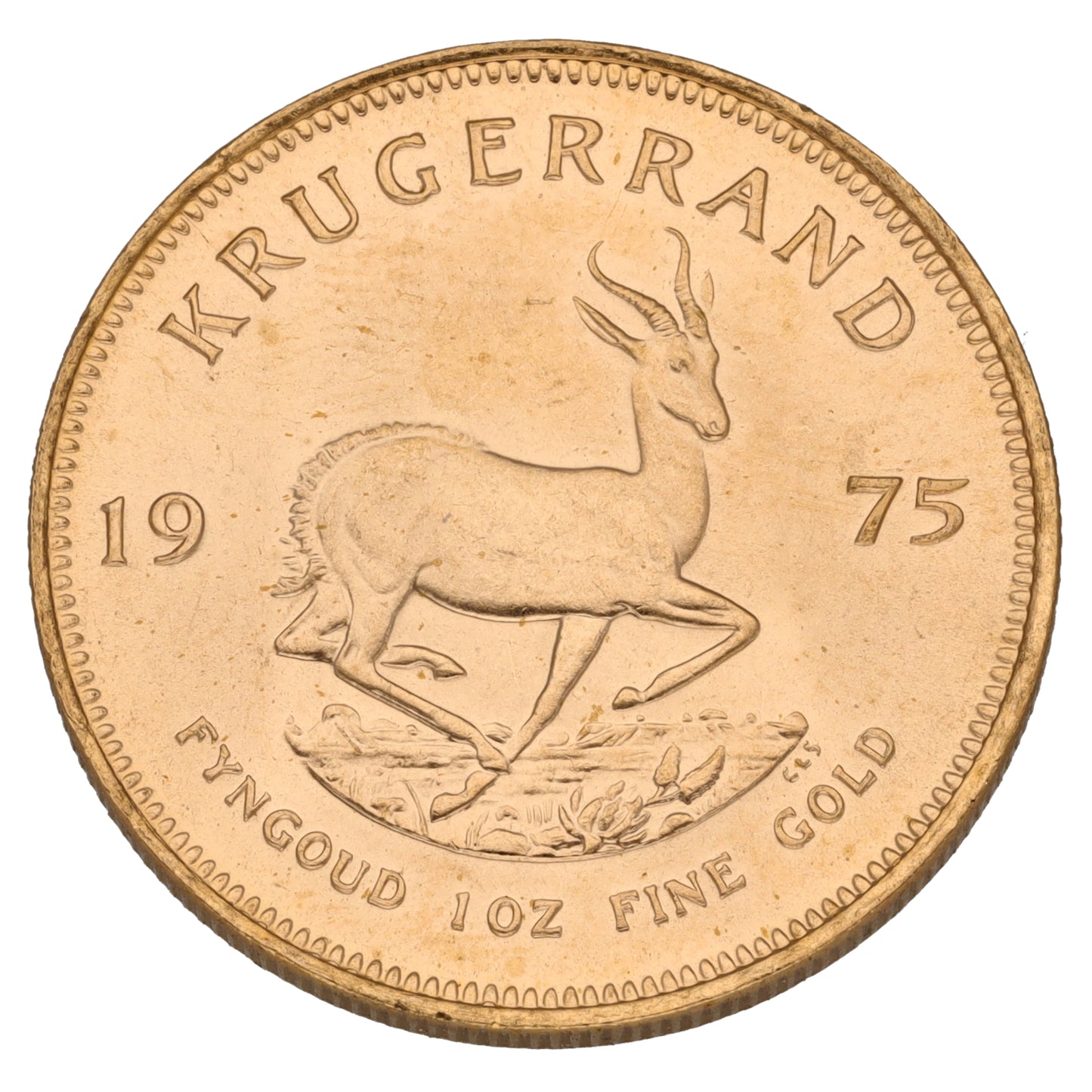 22ct Gold 1 OZ Krugerrand Coin 1975