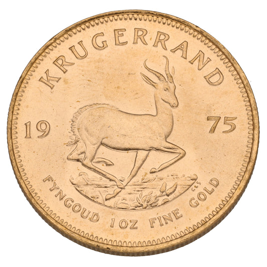 22ct Gold 1 OZ Krugerrand Coin 1975