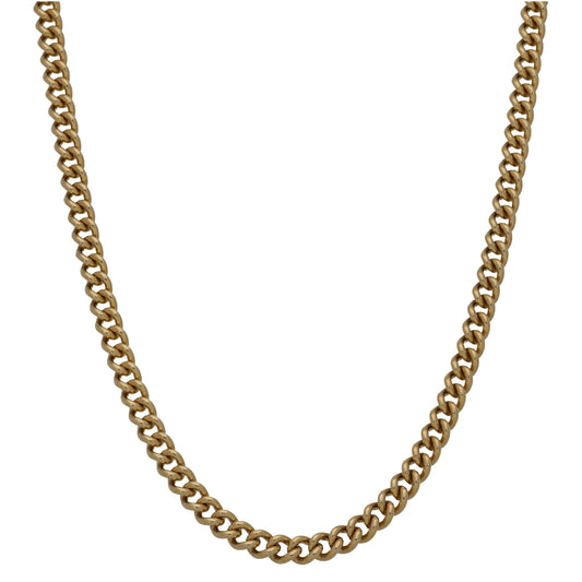 9ct Gold Curb Chain 24"
