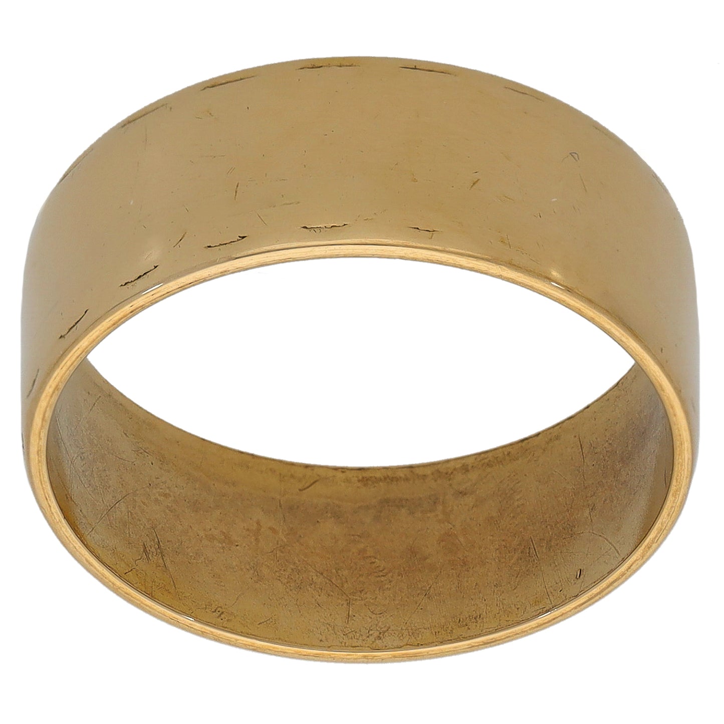 9ct Gold Plain Wedding Ring Size N