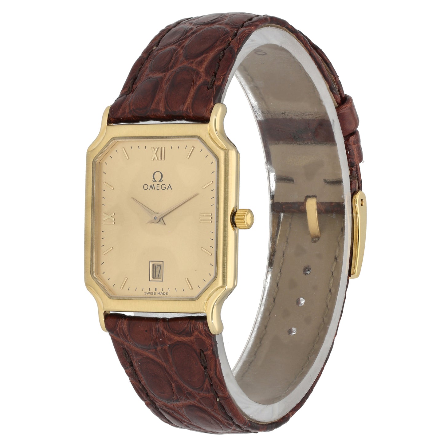 Omega De Ville 196.980 26mm Gold Watch