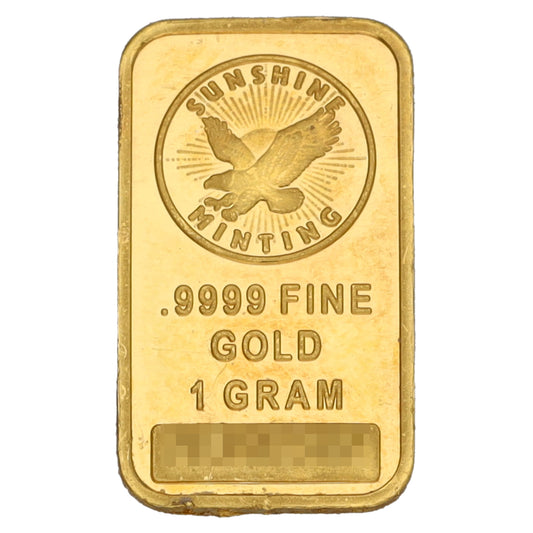 24ct 1g Gold Bar