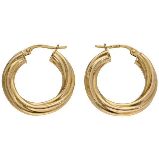 9ct Gold Hoop Earrings