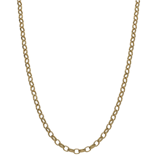 9ct Gold Belcher Chain 28"