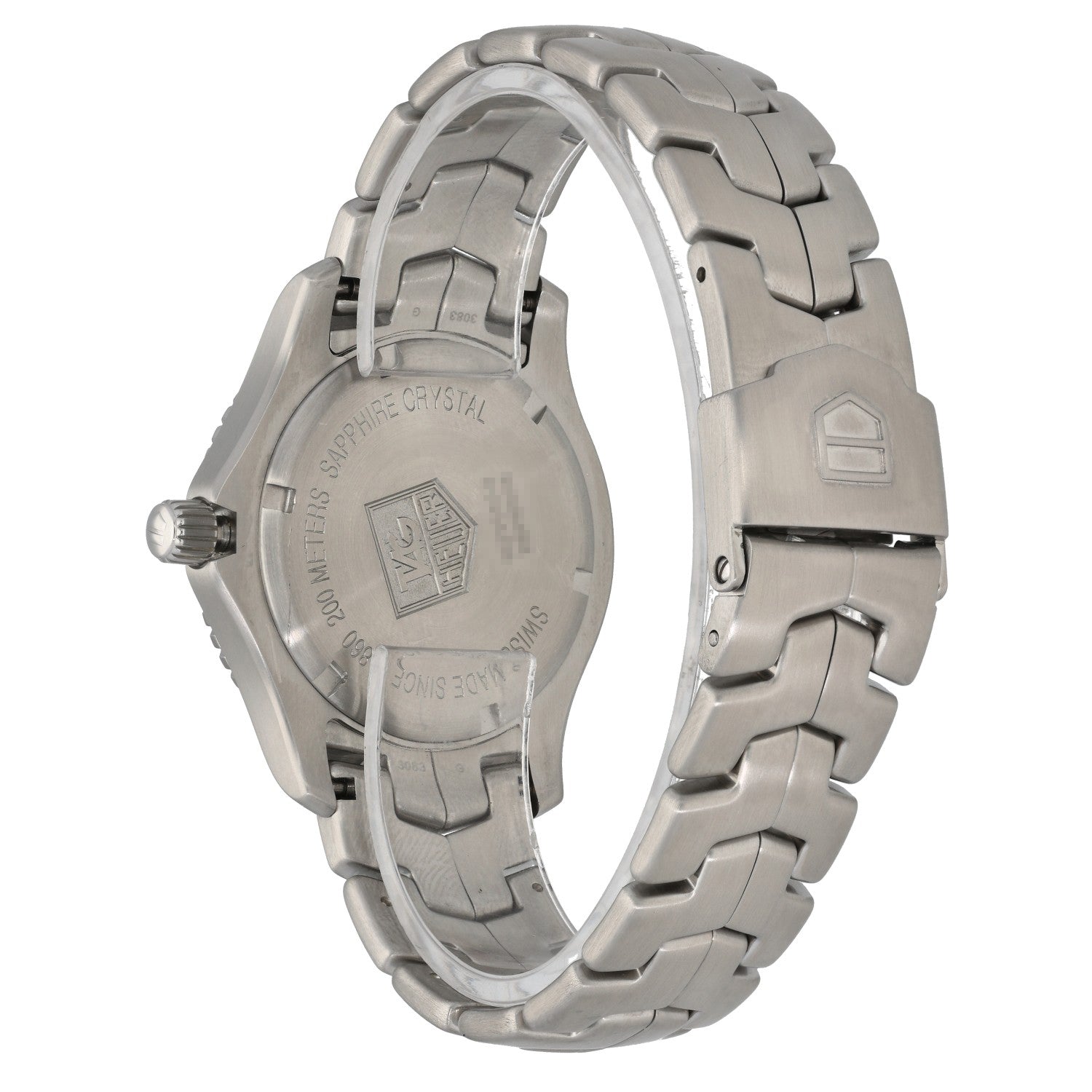 Tag Heuer Link WJ1110-0, black dial, stainless steel, link bracelet
