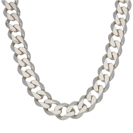 Sterling Silver Curb Chain 26"