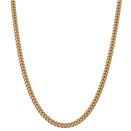 9ct Gold Curb Chain 24"