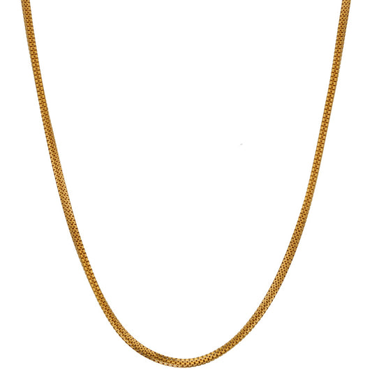 22ct Gold Snake Chain 22"