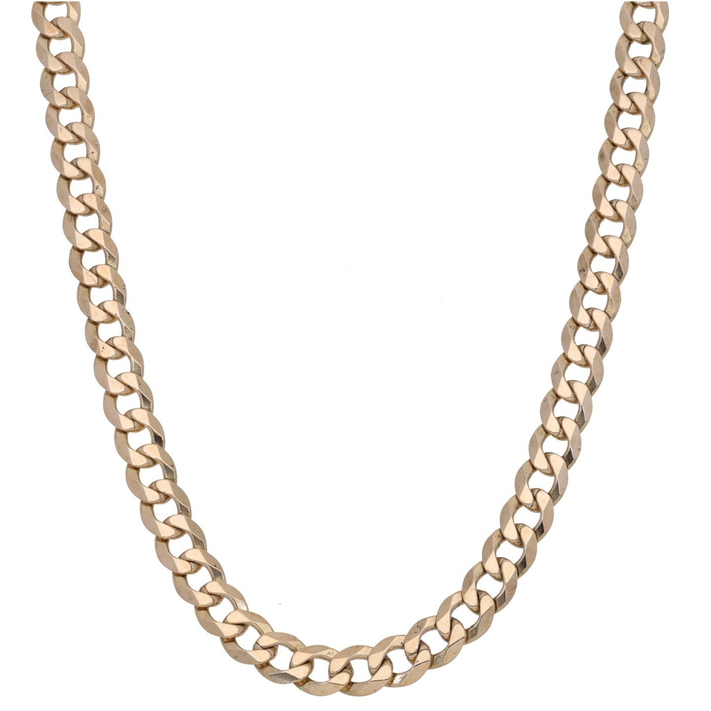 9ct Gold Ladies Curb Chain 20