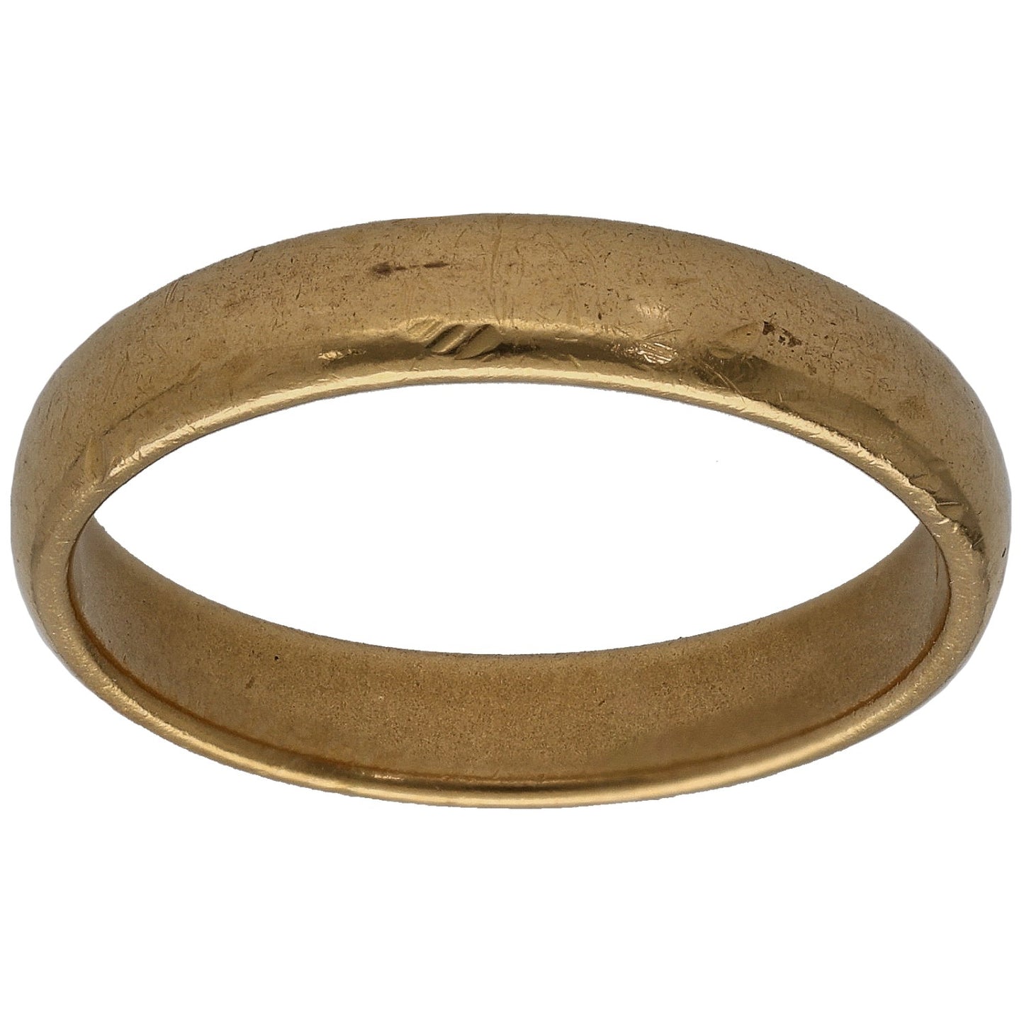 22ct Gold Plain Wedding Ring Size P