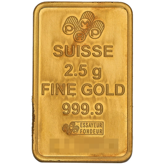 24ct 2.5g Gold Bar