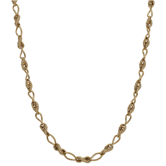 9ct Gold Fancy Necklace 22"