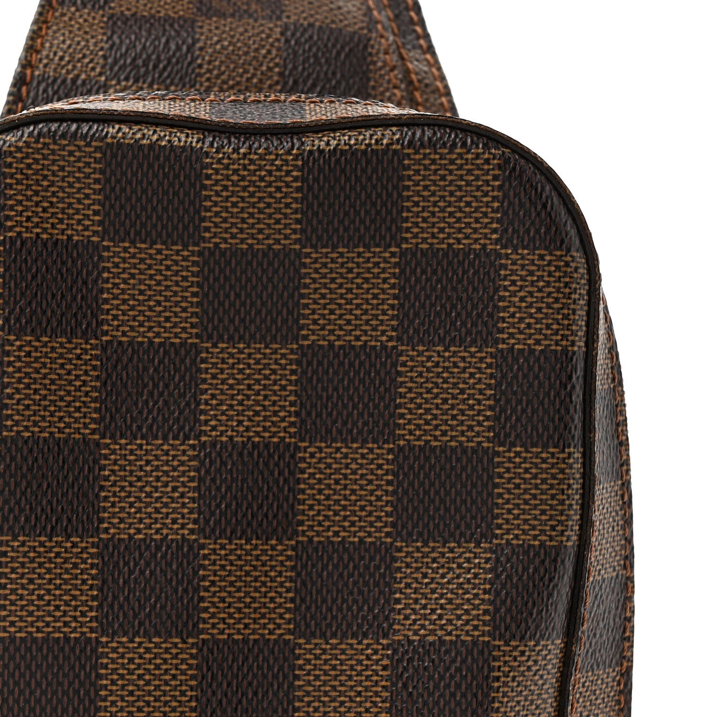 Louis Vuitton Geronimos Damier Ebene Coated Canvas Bag - Brown