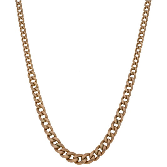 9ct Gold Curb Chain 20"