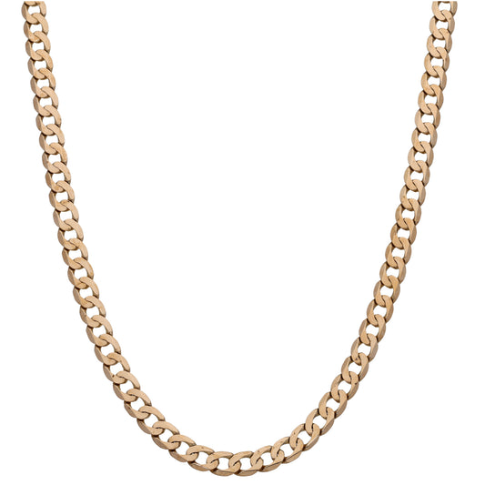 9ct Gold Curb Chain 24"