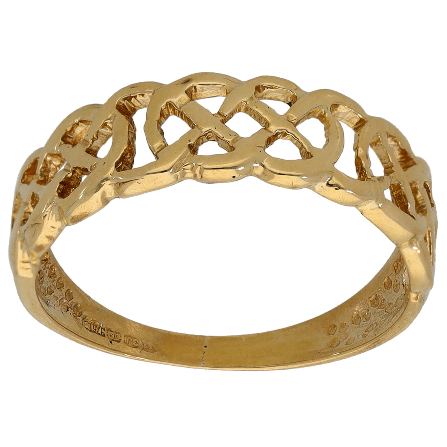 9ct Gold Alternative Ring Size O