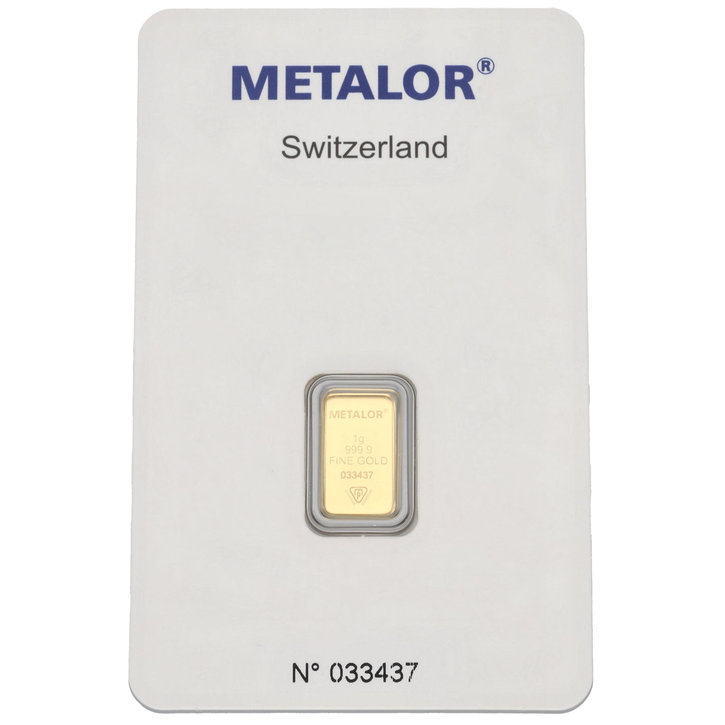 New 24ct 1g Gold Bar