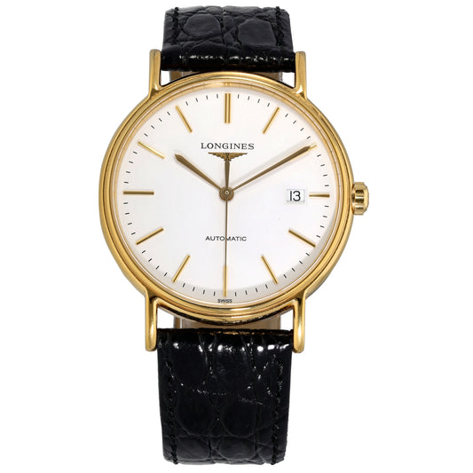 Longines Presence L4.921.2 38.5mm Gold Plated Watch