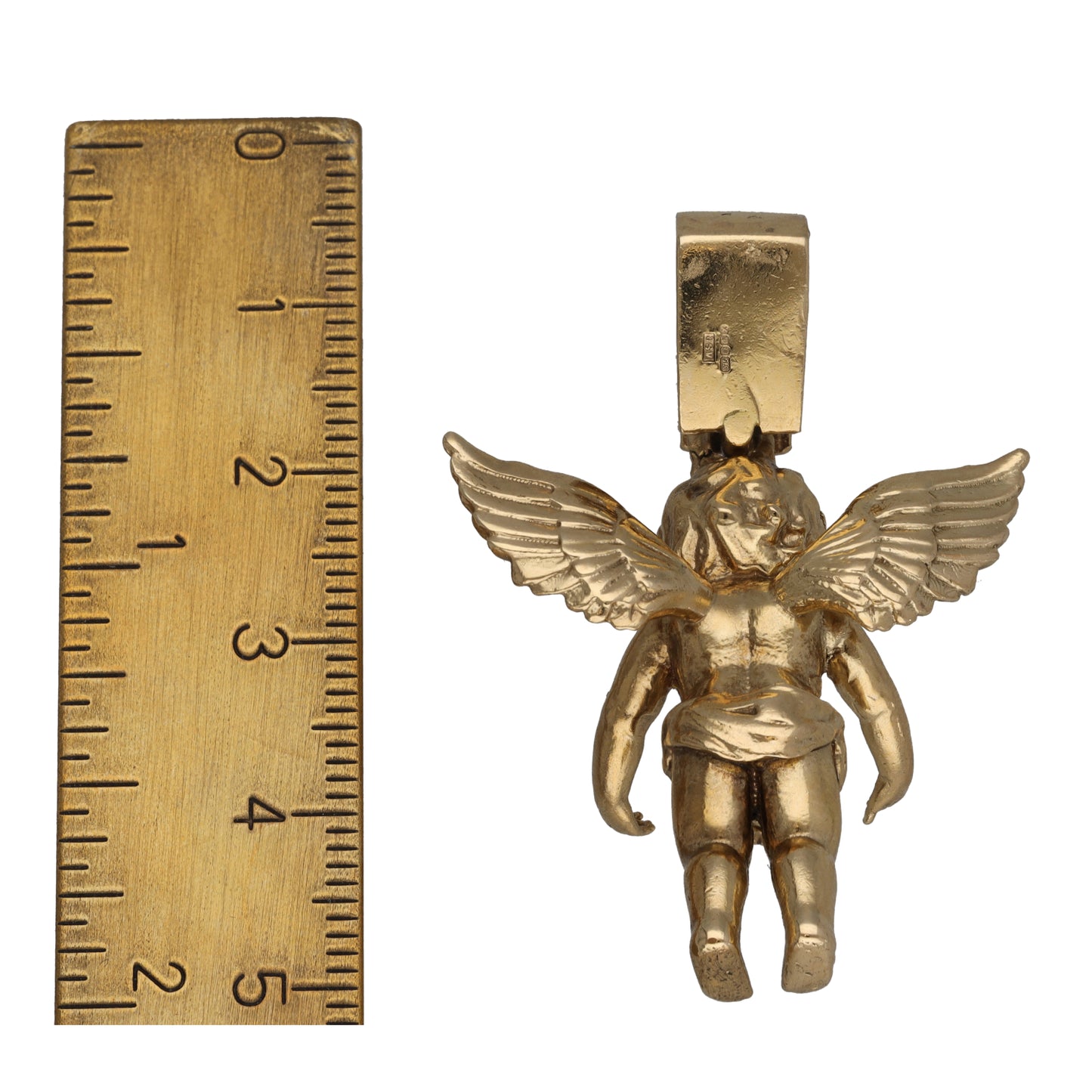 9ct Gold Cherub Pendant