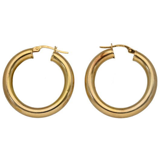 9ct Gold Hoop Earrings